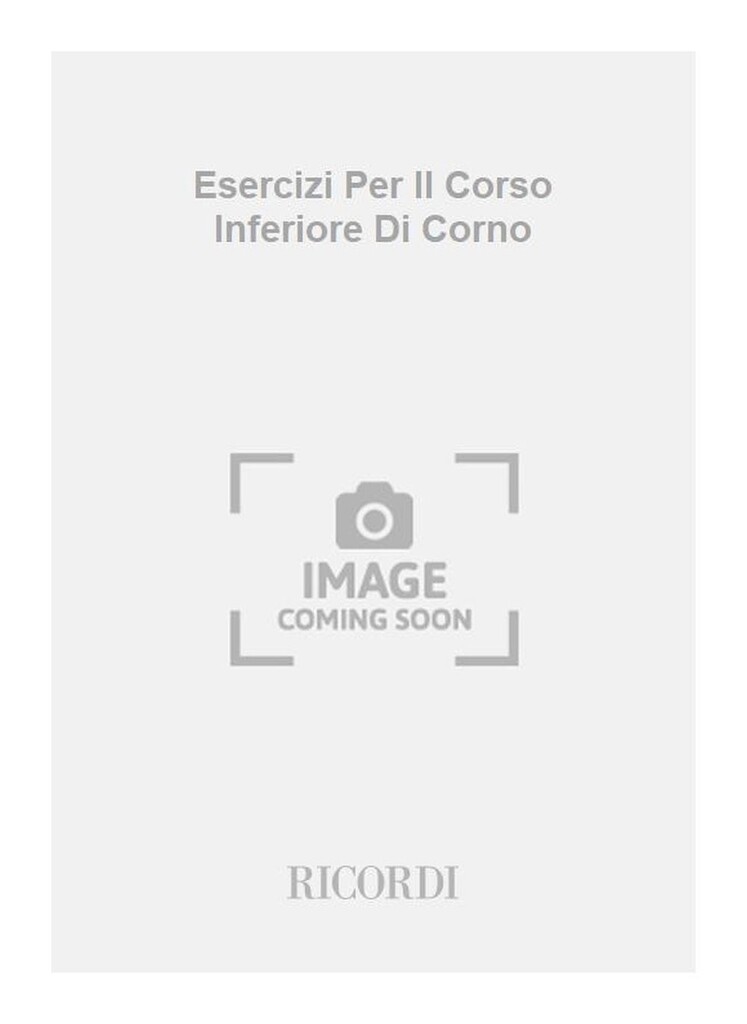 Esercizi Per Il Corso Inferiore Di Corno
